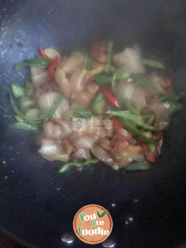Fried pork with Tofu