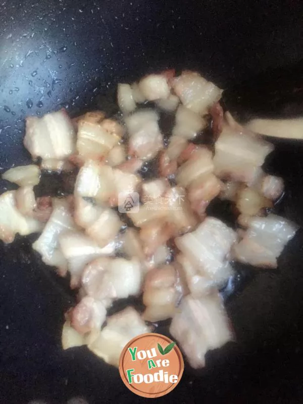 Fried pork with Tofu