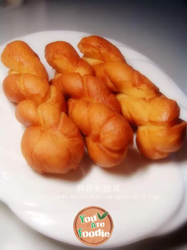 Milk and honey fried dough twist