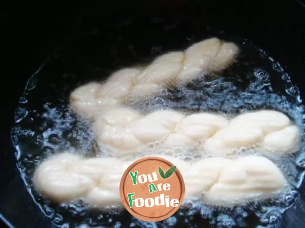 Milk and honey fried dough twist
