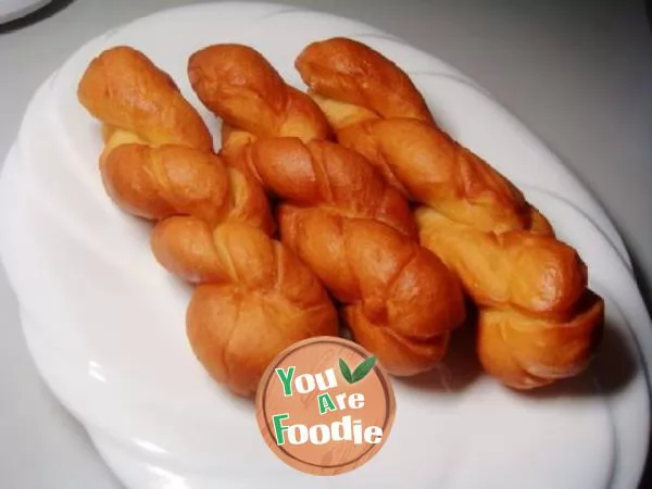 Milk and honey fried dough twist