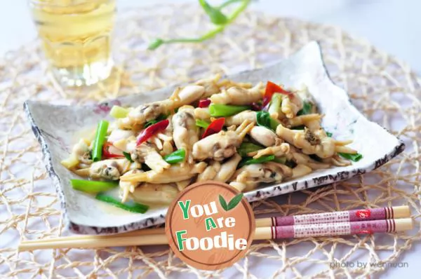 Razor-clam-with-scallion-and-ginger