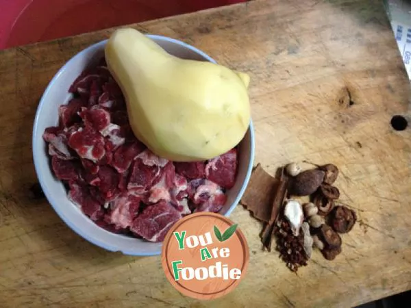 Winter dietary supplement --- Braised Beef Brisket with potatoes