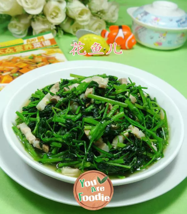 Fried-grass-seeds-with-streaky-pork