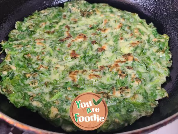 Caraway egg pancake