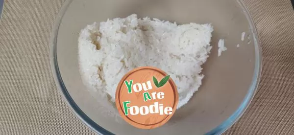 Sweet Rice with Bean Paste