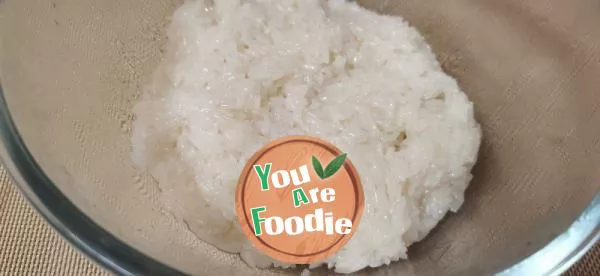 Sweet Rice with Bean Paste