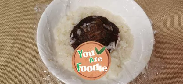 Sweet Rice with Bean Paste