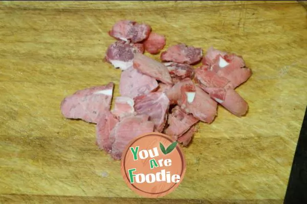 Boiled noodles with mutton