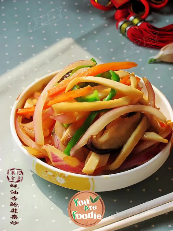 Stir-fried-Pleurotus-eryngii-with-oyster-sauce