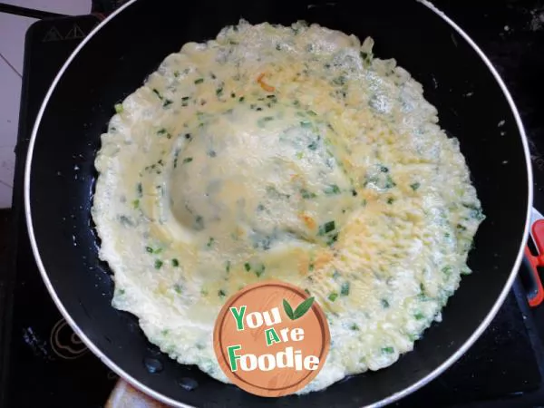 Leek egg cake