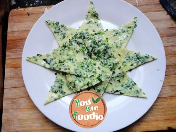 Leek egg cake