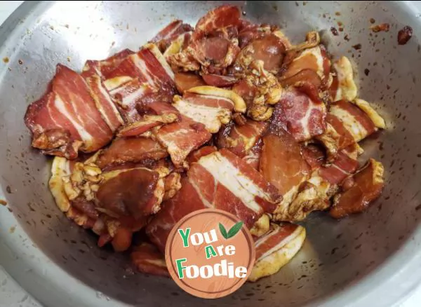 Spicy pork slices