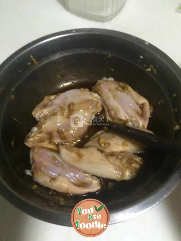 Chicken wings in soy sauce