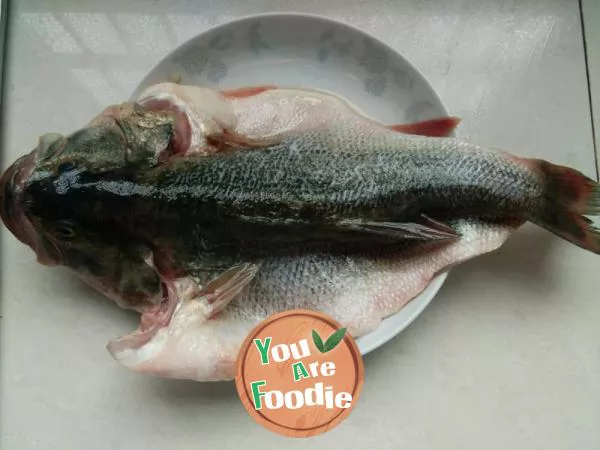 Steamed perch