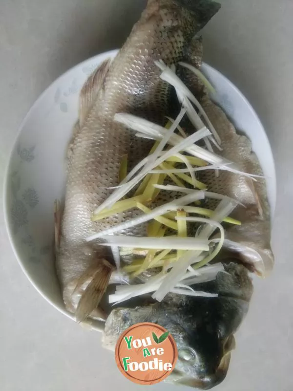 Steamed perch
