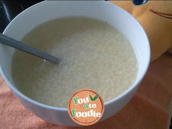 Sweet millet porridge