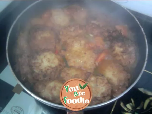 Yishan's mother's tomato and bottle gourd cake