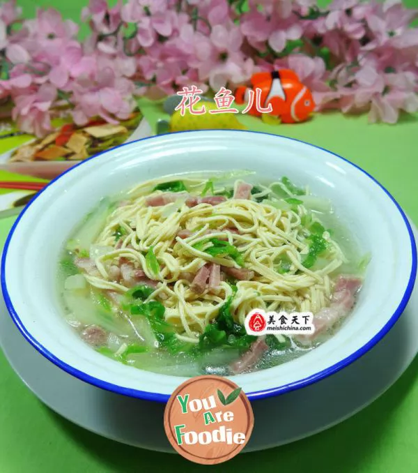 Boiled-shredded-cabbage-with-bacon