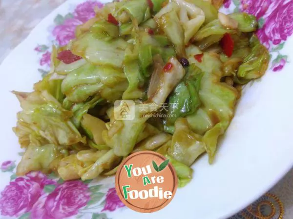 Shredded cabbage