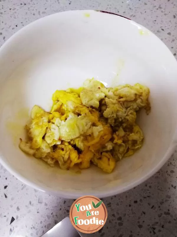 Fried rice with Loofah and eggs
