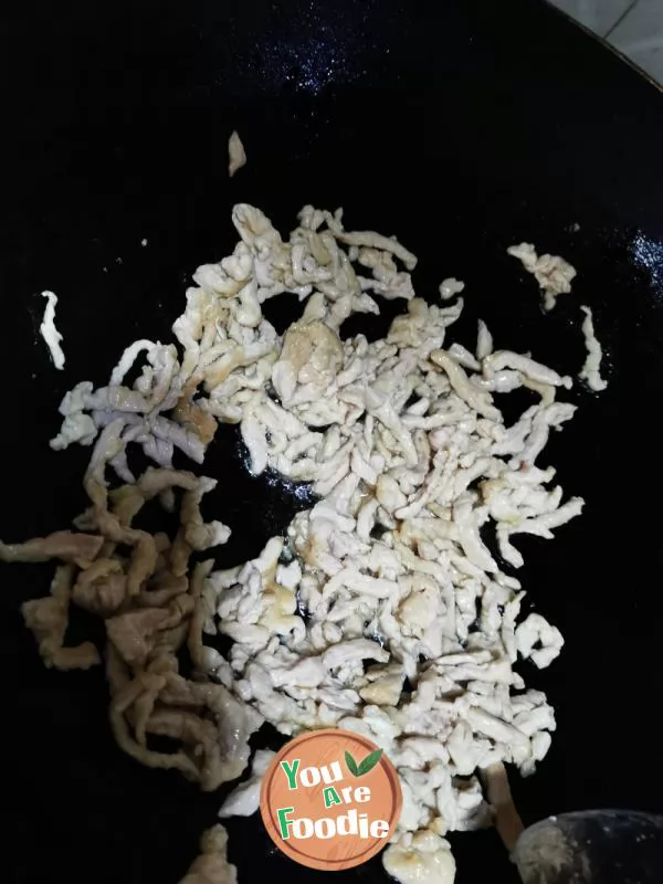 Sauteed Shredded Pork in Sweet Bean Sauce