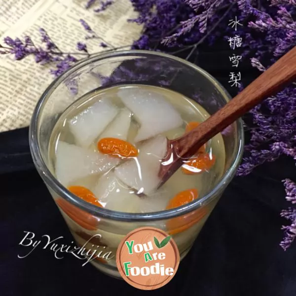 sweet stewed snow pear