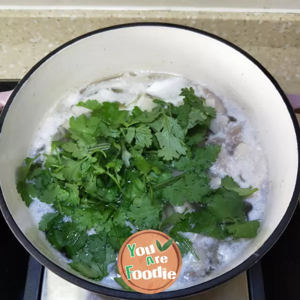 Mushroom poached egg soup