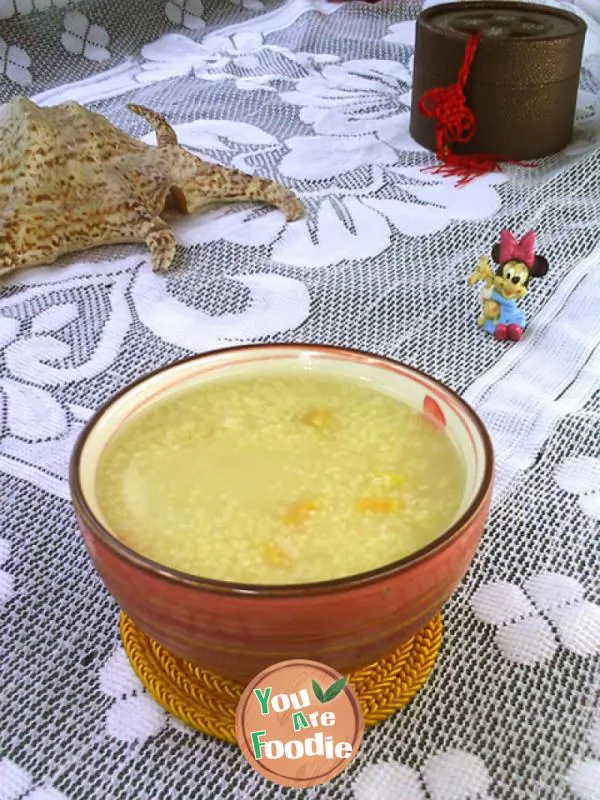 Sweet potato millet porridge
