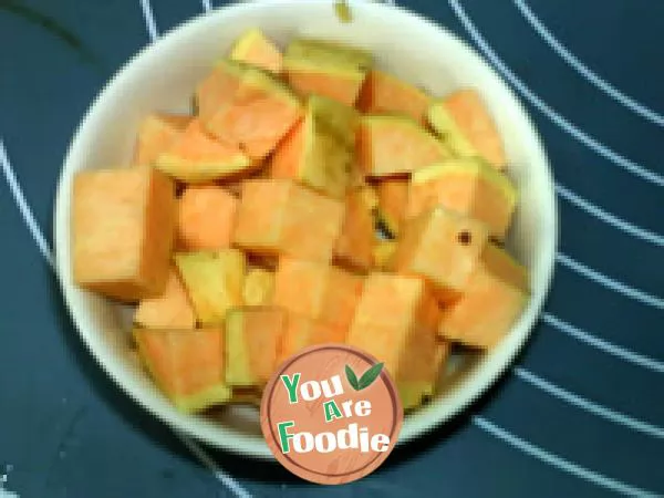 Sweet potato millet porridge