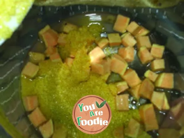 Sweet potato millet porridge
