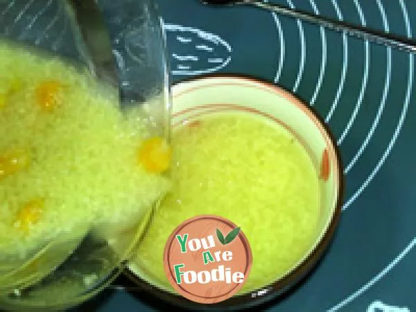 Sweet potato millet porridge