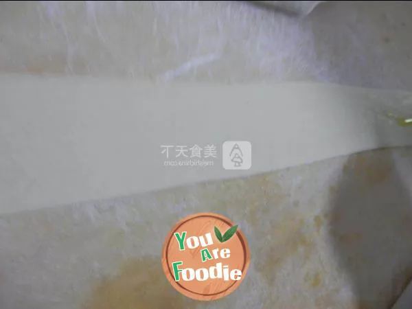 Baked thousand layer cake