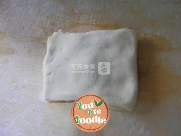Baked thousand layer cake