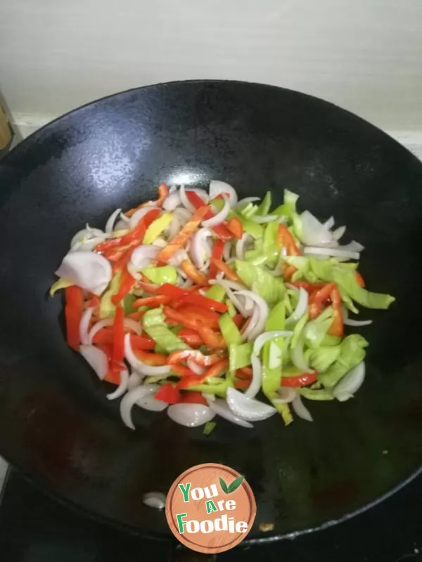 Fried squid in soy sauce