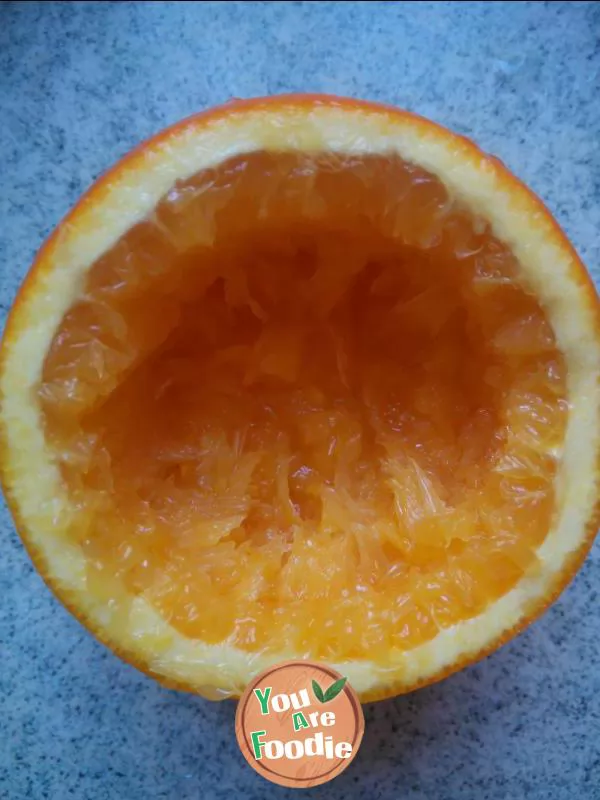 Fish stuffed with oranges