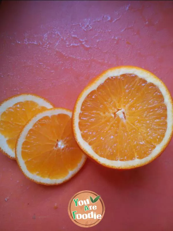 Fish stuffed with oranges