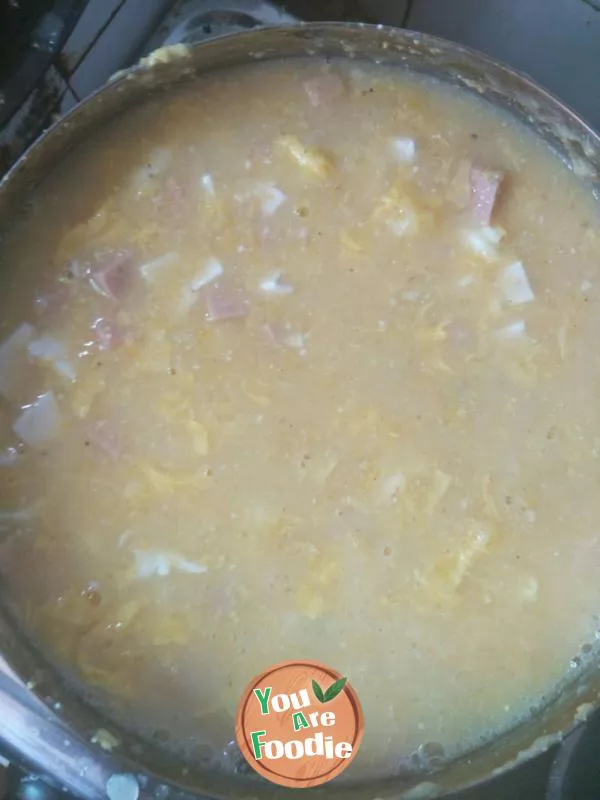 Home style bean curd soup