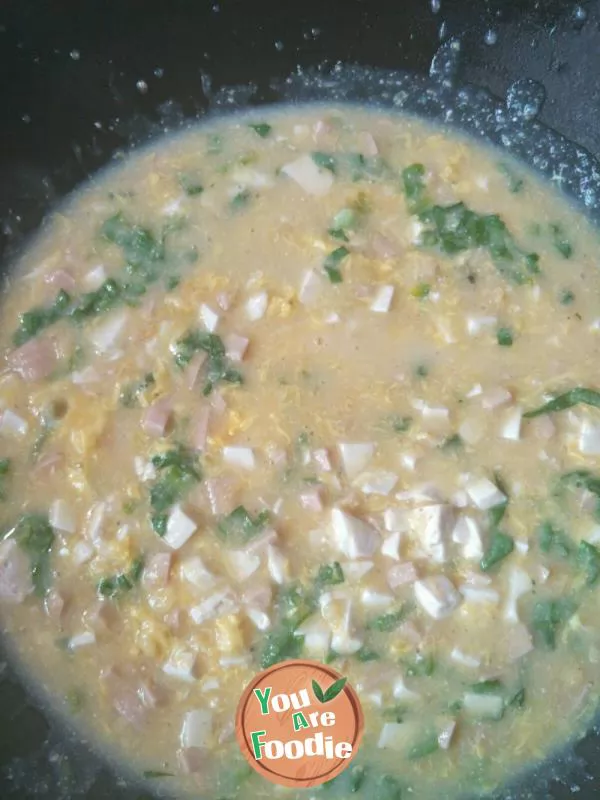 Home style bean curd soup