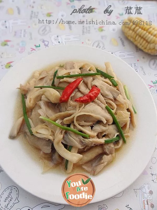 [homely dish] oyster sauce with mushroom (5-minute Kwai dish)