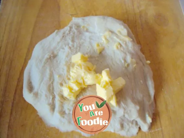 Ham Bread with petals