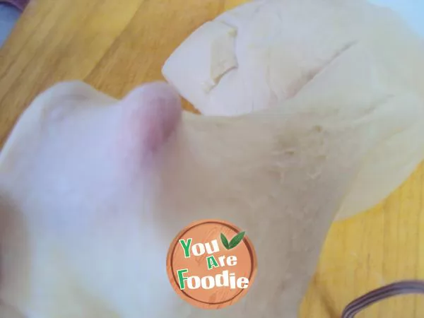 Ham Bread with petals