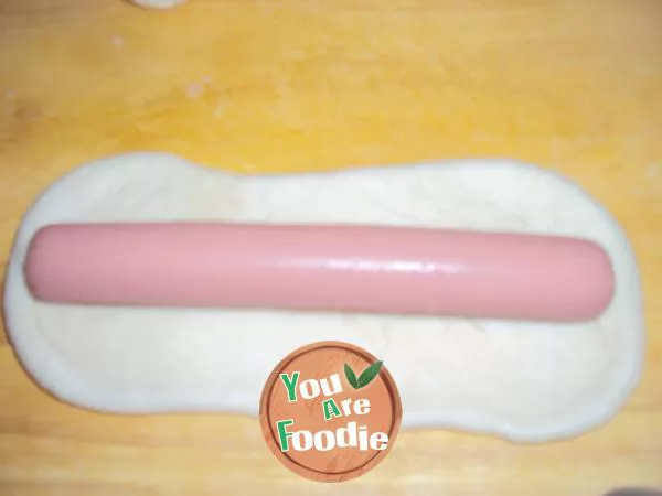 Ham Bread with petals