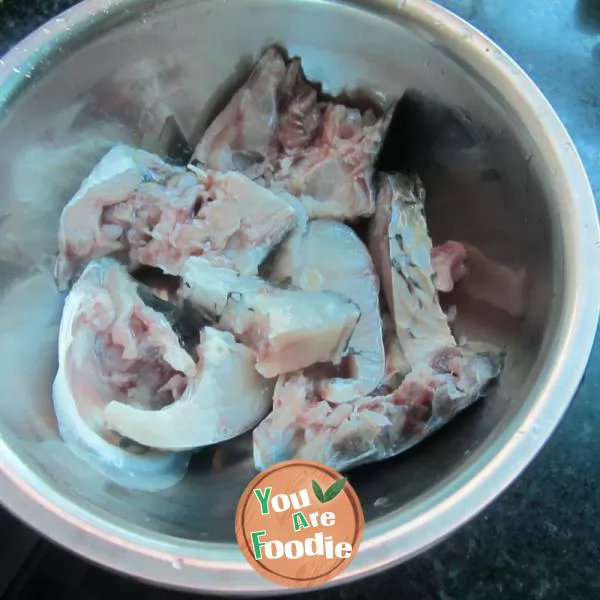 Boiled fish with vegetables