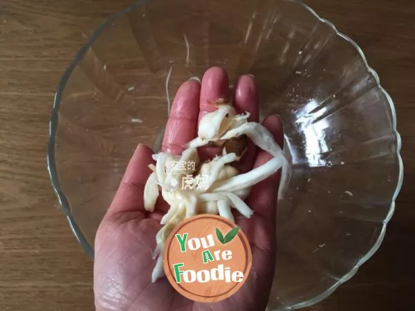 Fried Pleurotus eryngii