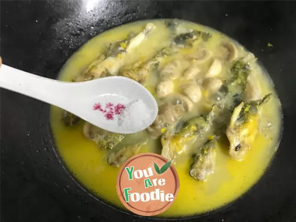 Mushroom and squid soup