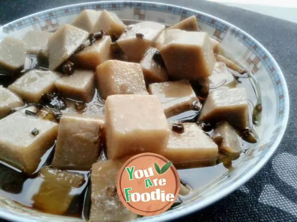 Boiled taro