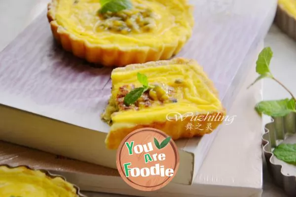 Passion fruit tart