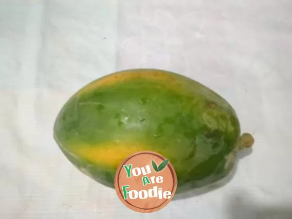 Sweet and sour papaya