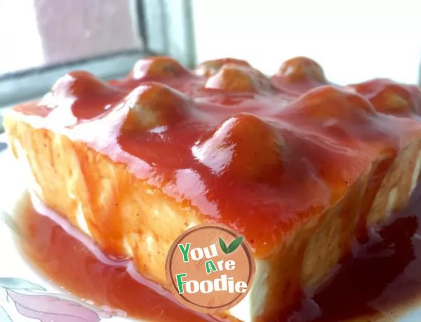 Tofu with tomato sauce